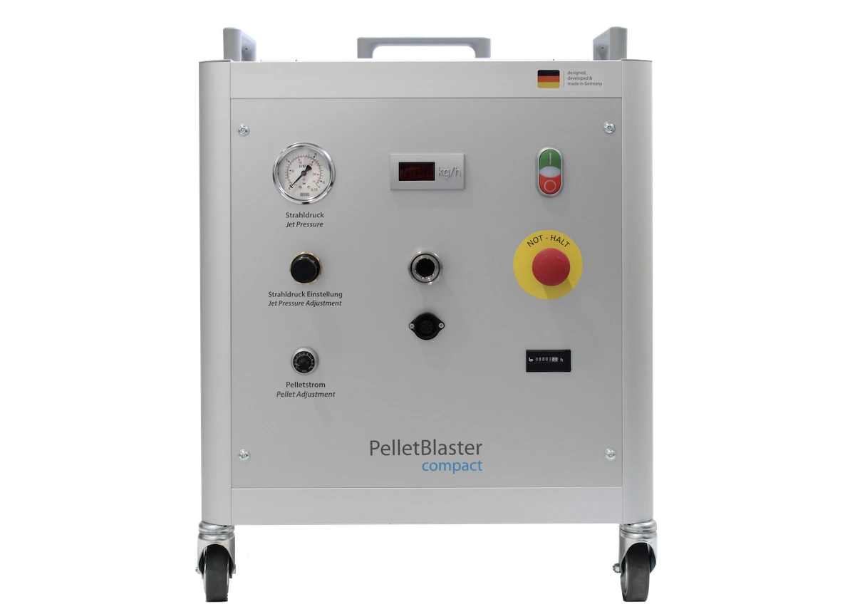 CO₂ Schneestrahlen – Rückstandsfreie Schneestrahlreinigung 5 Trockeneisstrahlgerät-TERLATEC-dry-ice-blasting